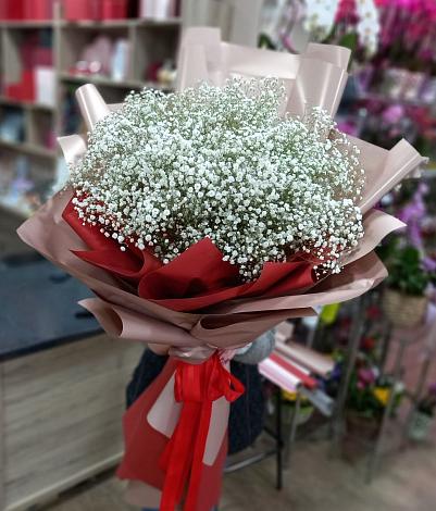 Букет цветов из: Гипсофила в Верхней Кугульте