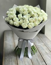 Букет 35 Белых роз в Верхней Кугульте