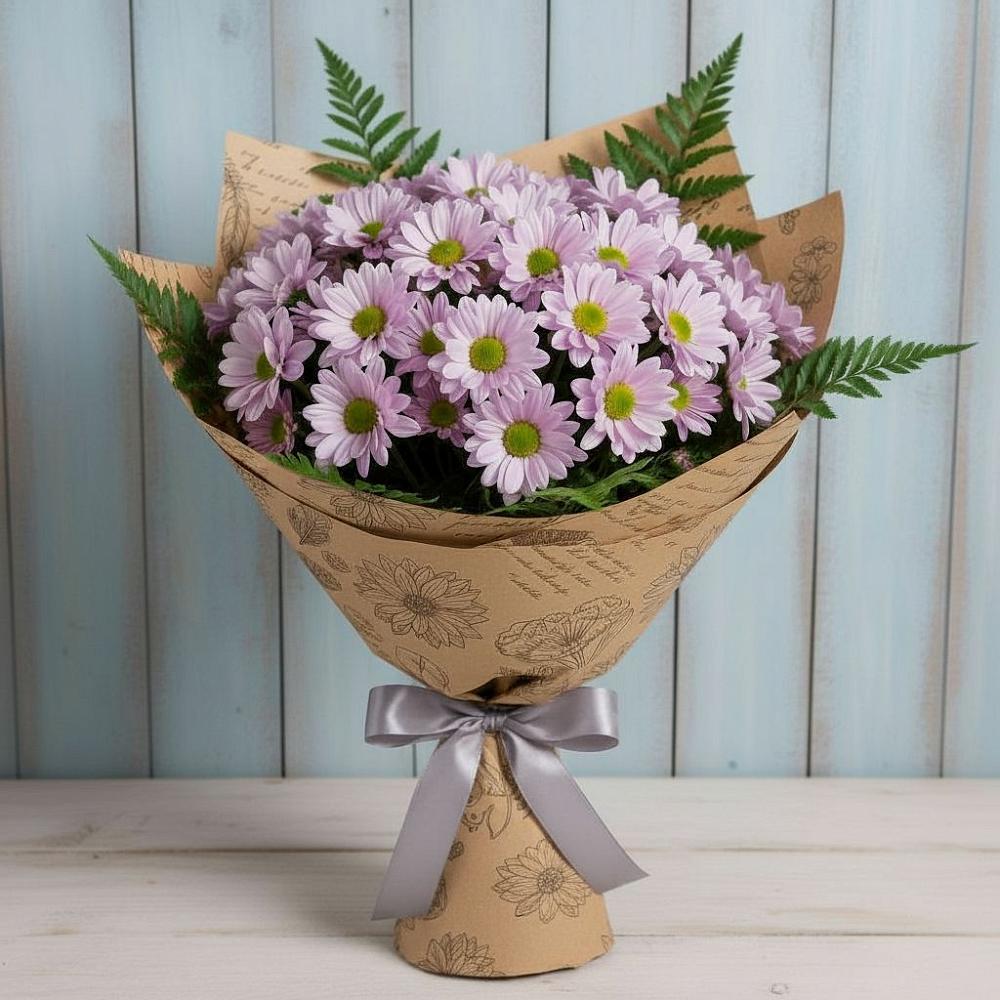 Букет цветов из: Хризантемы в Верхней Кугульте
