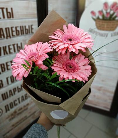 Букет цветов из: Герберы в Верхней Кугульте