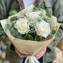 Букет Нежные грёзы в Верхней Кугульте Букет цветов из: Розы в Верхней Кугульте
