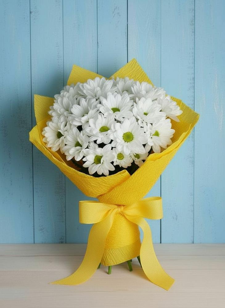 Букет цветов из: Хризантемы в Верхней Кугульте