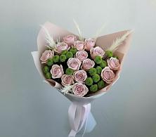 Букет цветов из:  Розы и Хризантемы в Верхней Кугульте