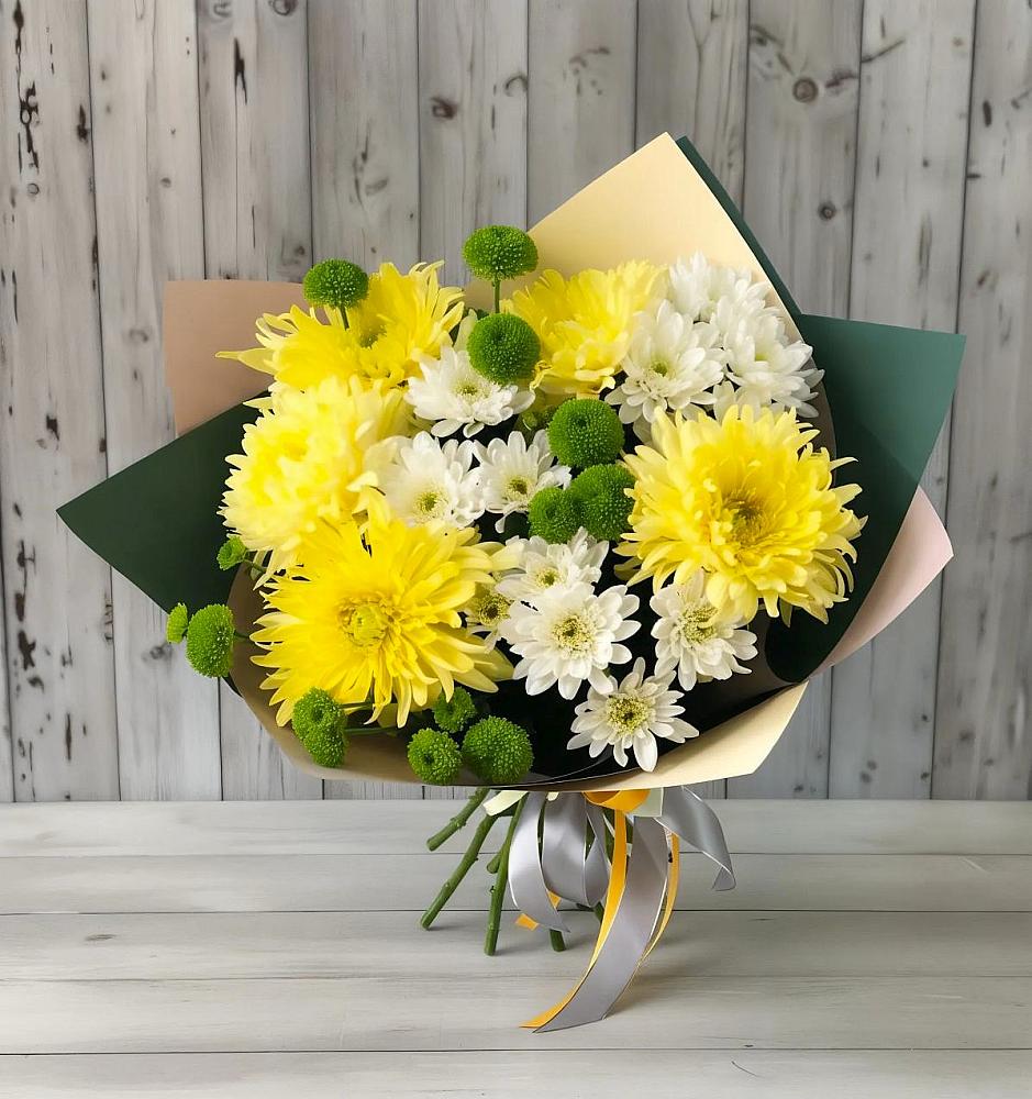 Букет цветов из: Хризантемы в Верхней Кугульте