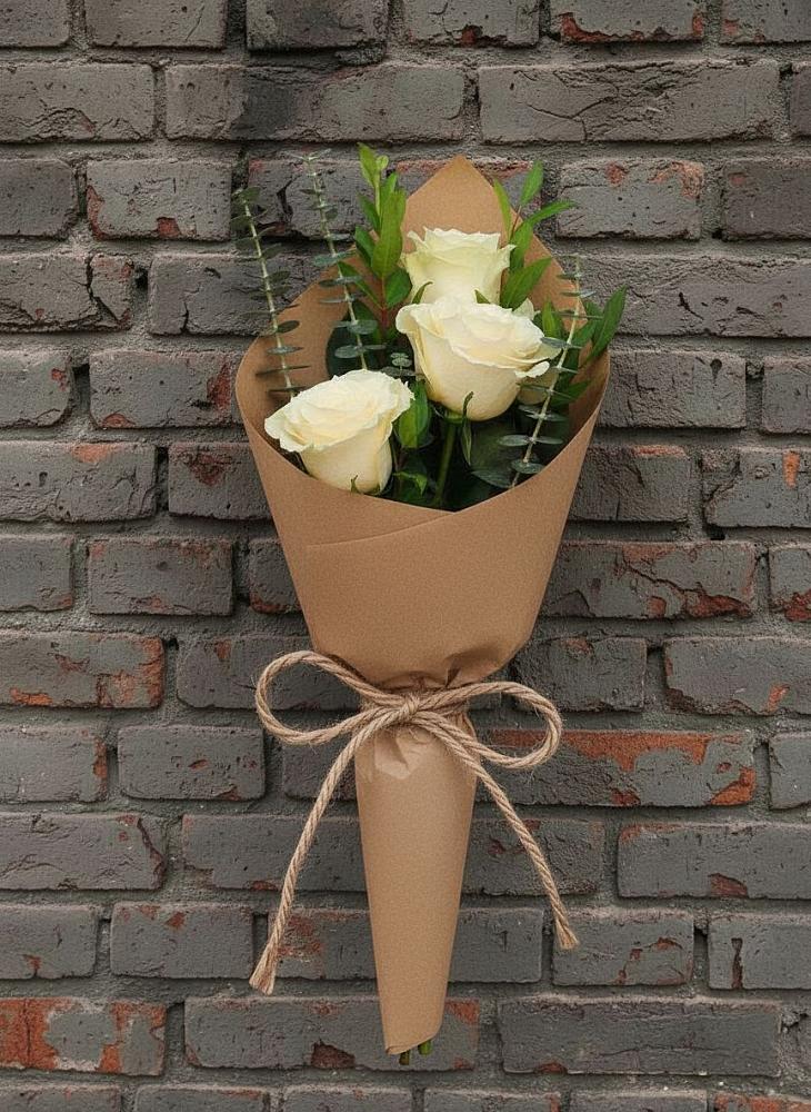 Букет из 3 роз в Верхней Кугульте Букет цветов из: Розы в Верхней Кугульте