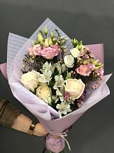 Букет цветов из:  Альстромерии, Розы и Лизиантусы #REPLACE_PRED# Верхней Кугульте
