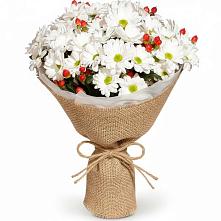 Букет цветов из:  Хризантемы #REPLACE_PRED# Верхней Кугульте