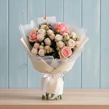 Букет цветов из:  Розы в Верхней Кугульте
